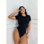 Body Manga Curta Gola Redonda