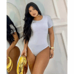 Body Manga Curta Gola Redonda - Imagem 5